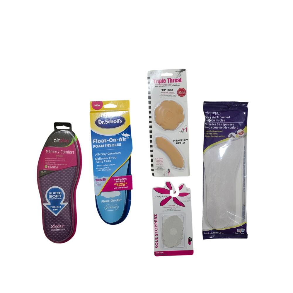 Assorted Women's shoes heels insoles NWT